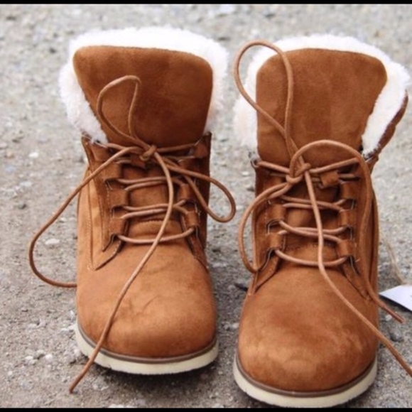 LAST- LYSSA Comfy Autumn Bootie - CAMEL - Picture 3 of 3